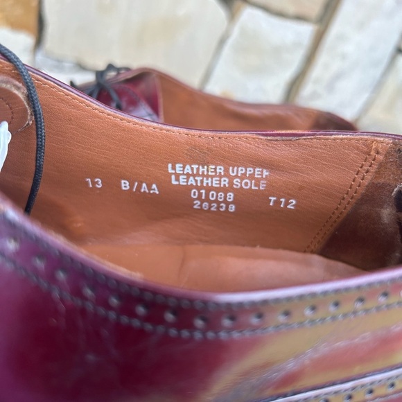 Bostonian Classics leather Brownish/Burgundy Mens‎ Dress Shoes Sz-13 B/AA.  T